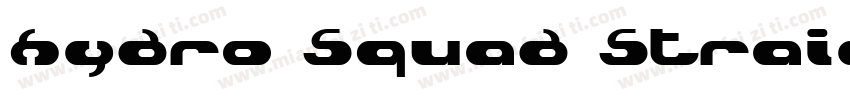 Hydro Squad Straight Regular字体转换